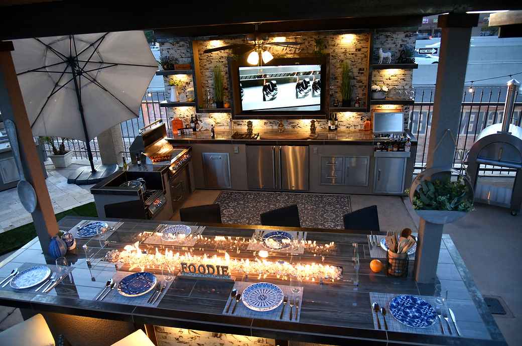 KoKoMo Montego Outdoor Kitchen BBQ Island – Stylish Built-In Grill Island for Patios - Home Outpost Supply