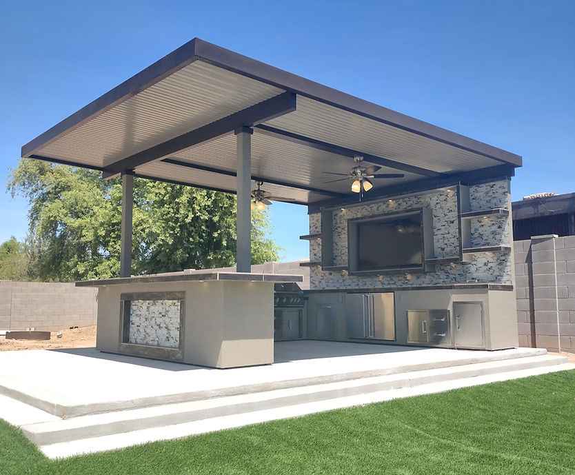KoKoMo Montego Outdoor Kitchen BBQ Island – Stylish Built-In Grill Island for Patios - Home Outpost Supply