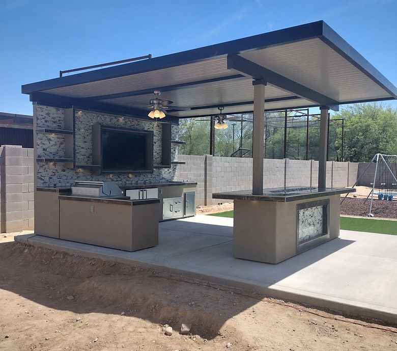 KoKoMo Montego Outdoor Kitchen BBQ Island – Stylish Built-In Grill Island for Patios - Home Outpost Supply
