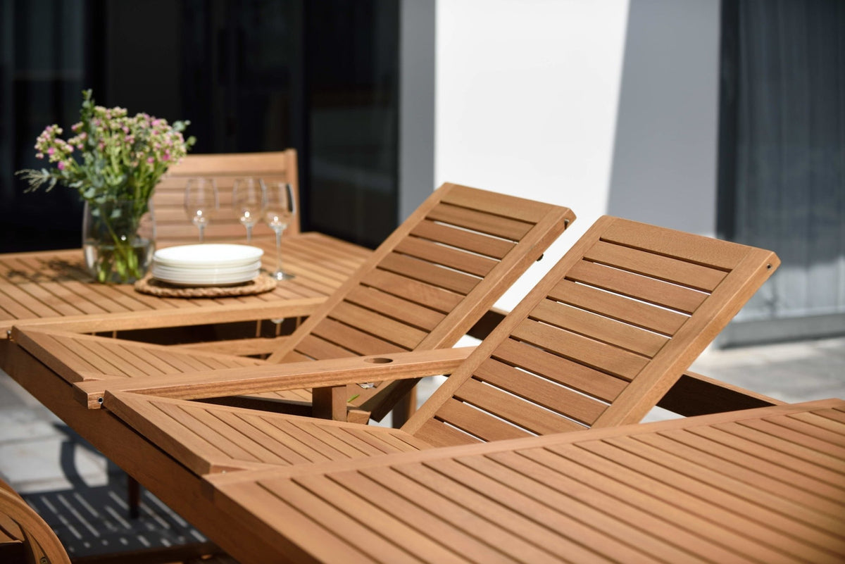 Leyland Lot Table and Fortuna Arm Chairs Dining set - Home Outpost Supply