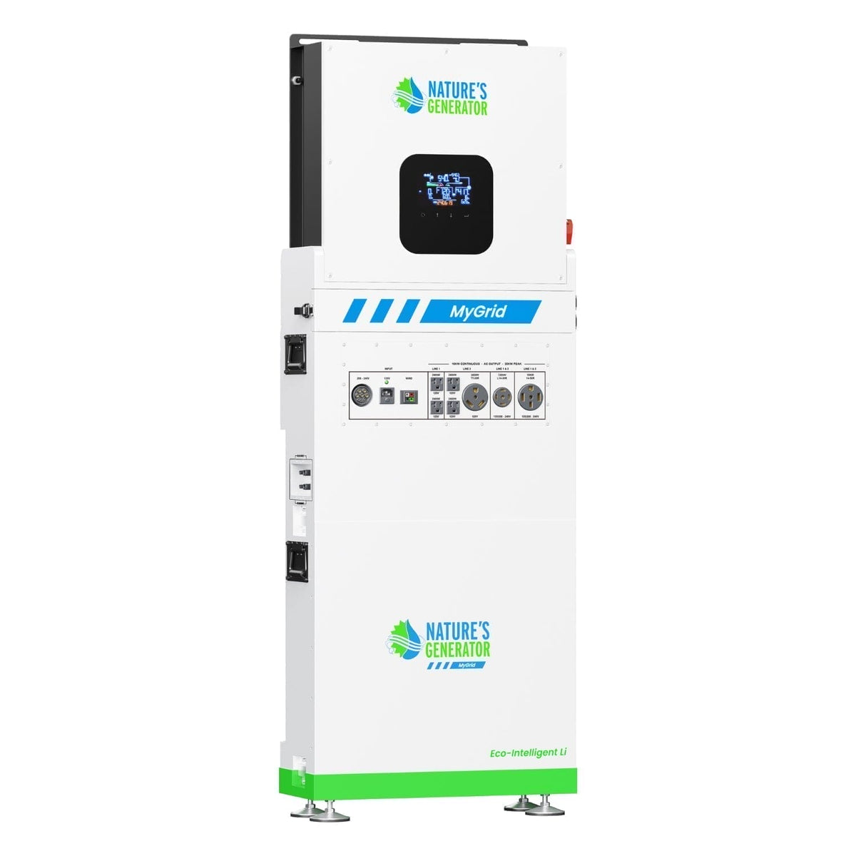 MyGrid 10K with Transfer Switch for House Battery Backup - Home Outpost Supply