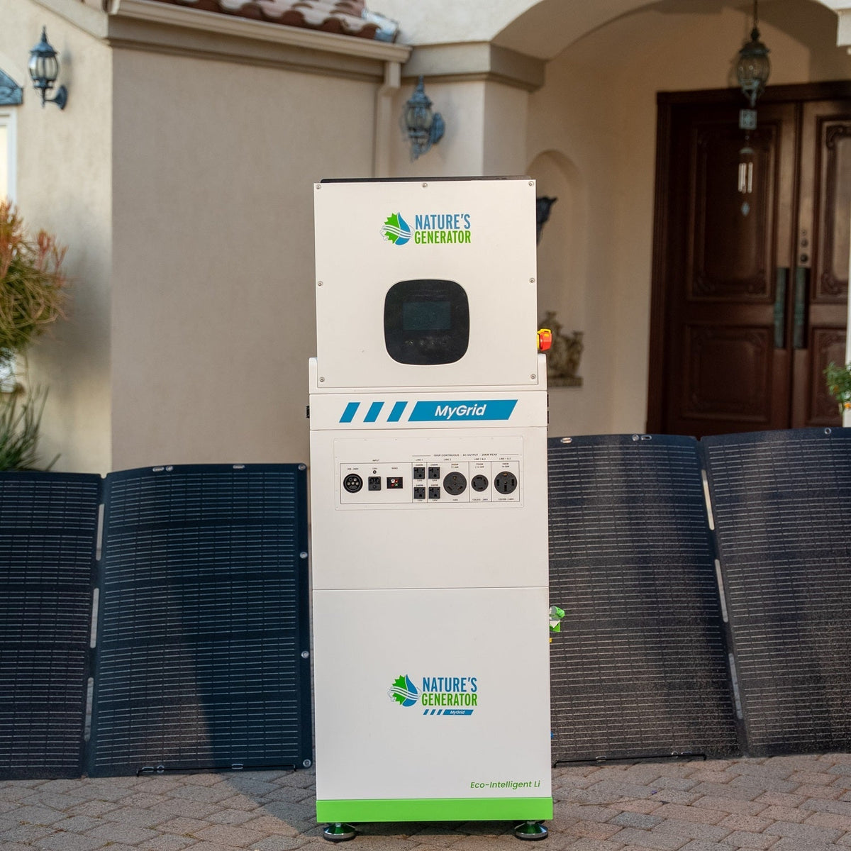 MyGrid 10K with Transfer Switch for House Battery Backup - Home Outpost Supply