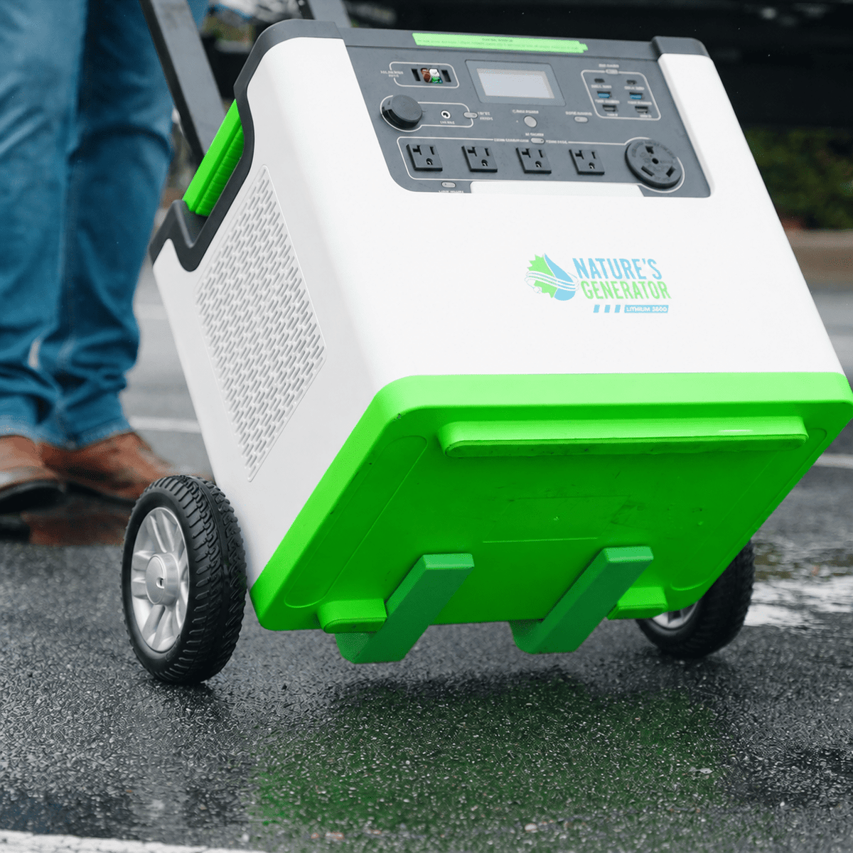 Nature's Generator L3600 Expandable Power Station – 3,072Wh LiFePO₄