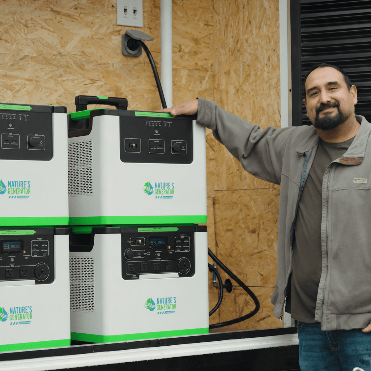 Nature's Generator L3600 Expandable Power Station – 3,072Wh LiFePO₄
