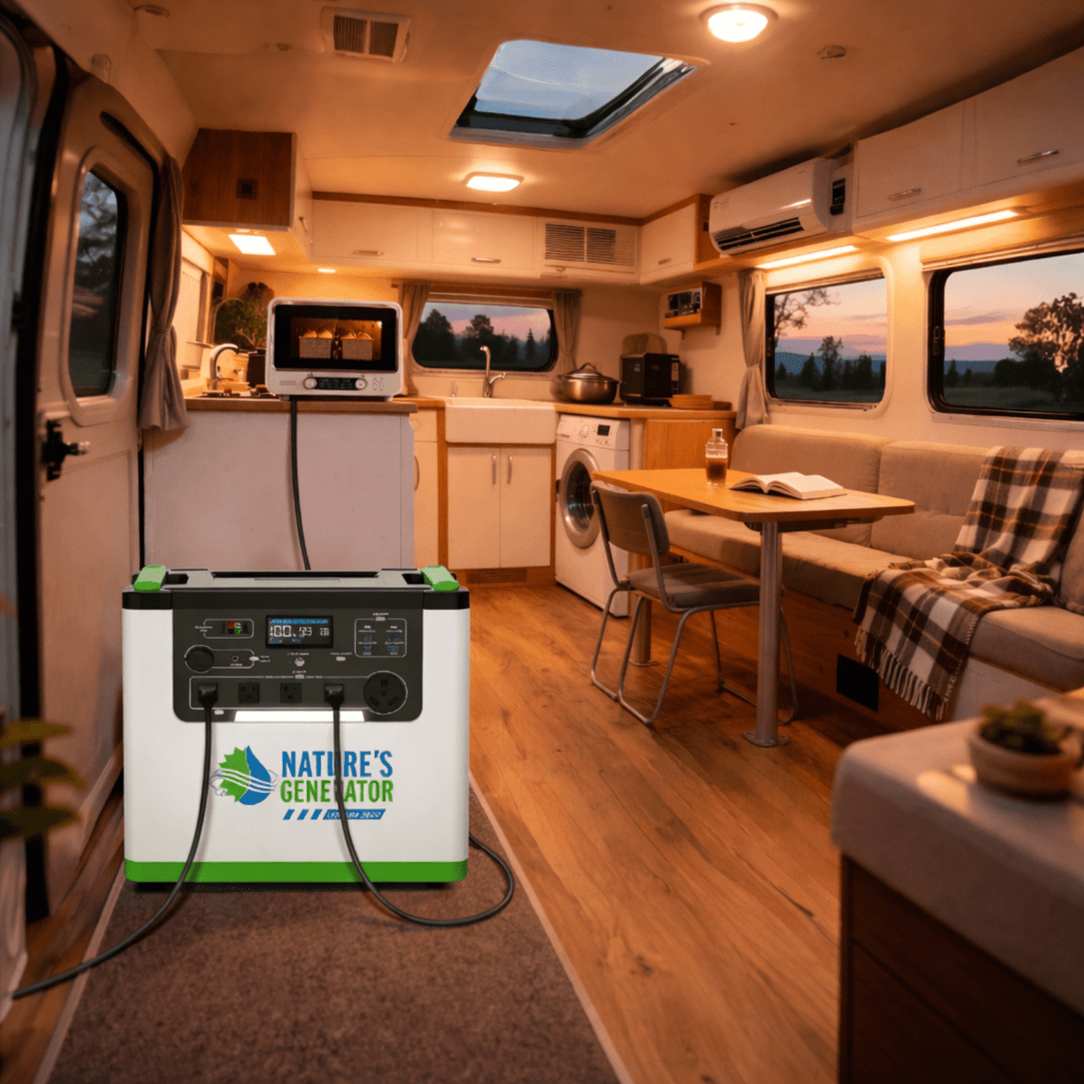 Nature's Generator L3600 Expandable Power Station – 3,072Wh LiFePO₄
