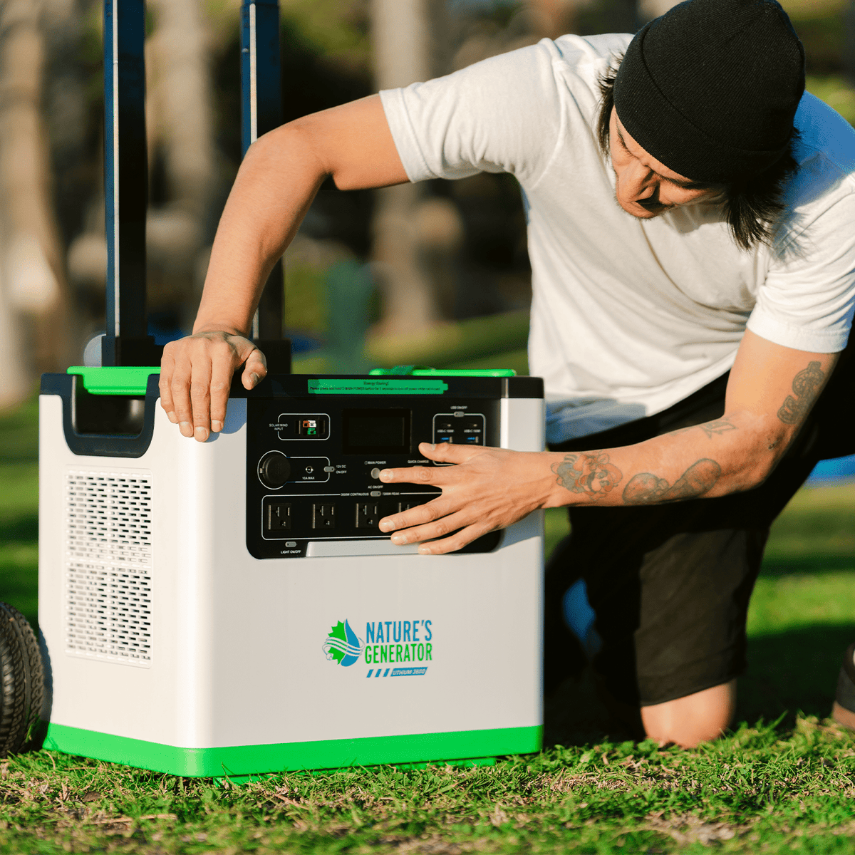 Nature's Generator L3600 Expandable Power Station – 3,072Wh LiFePO₄
