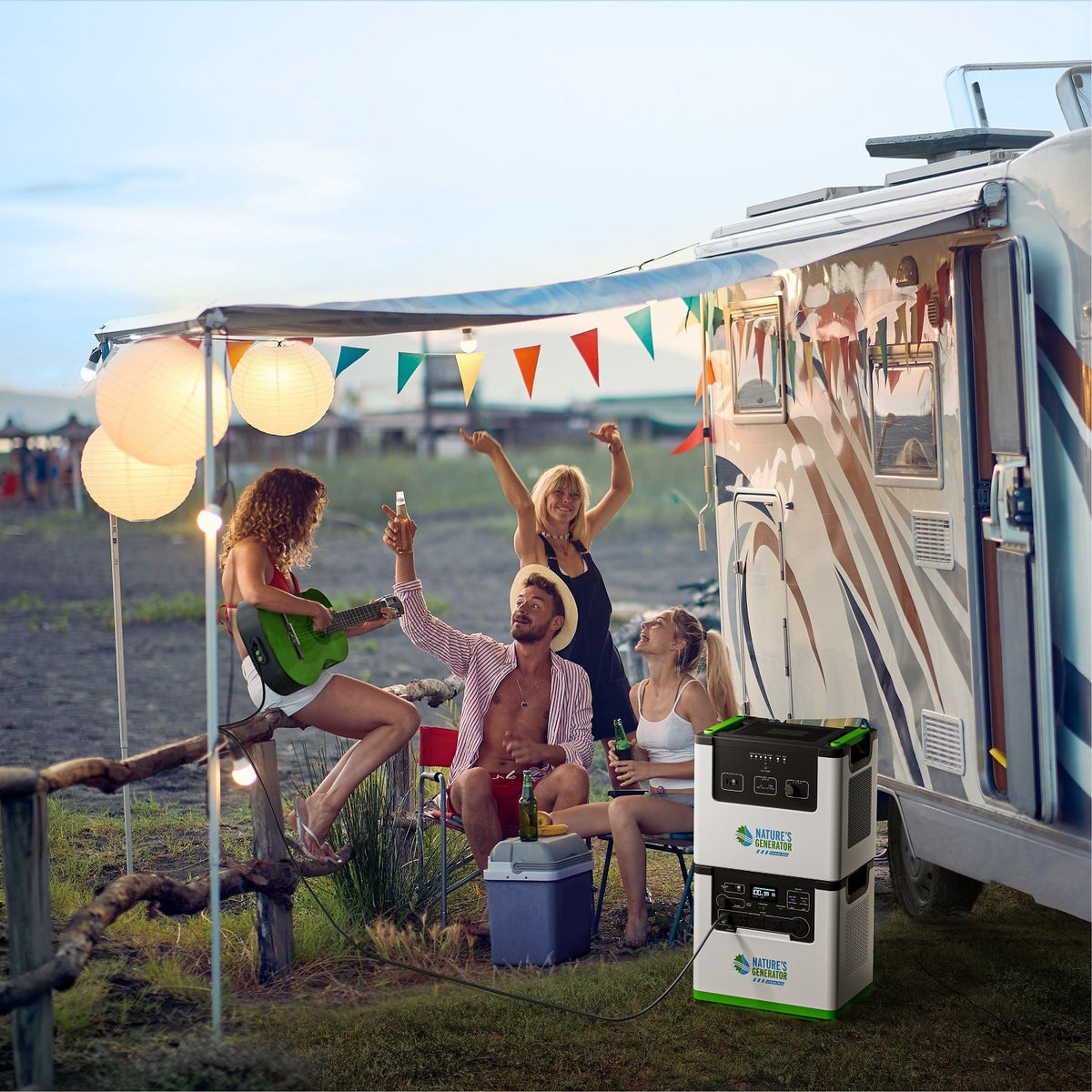 Nature's Generator L3600 Expandable Power Station – 3,072Wh LiFePO₄