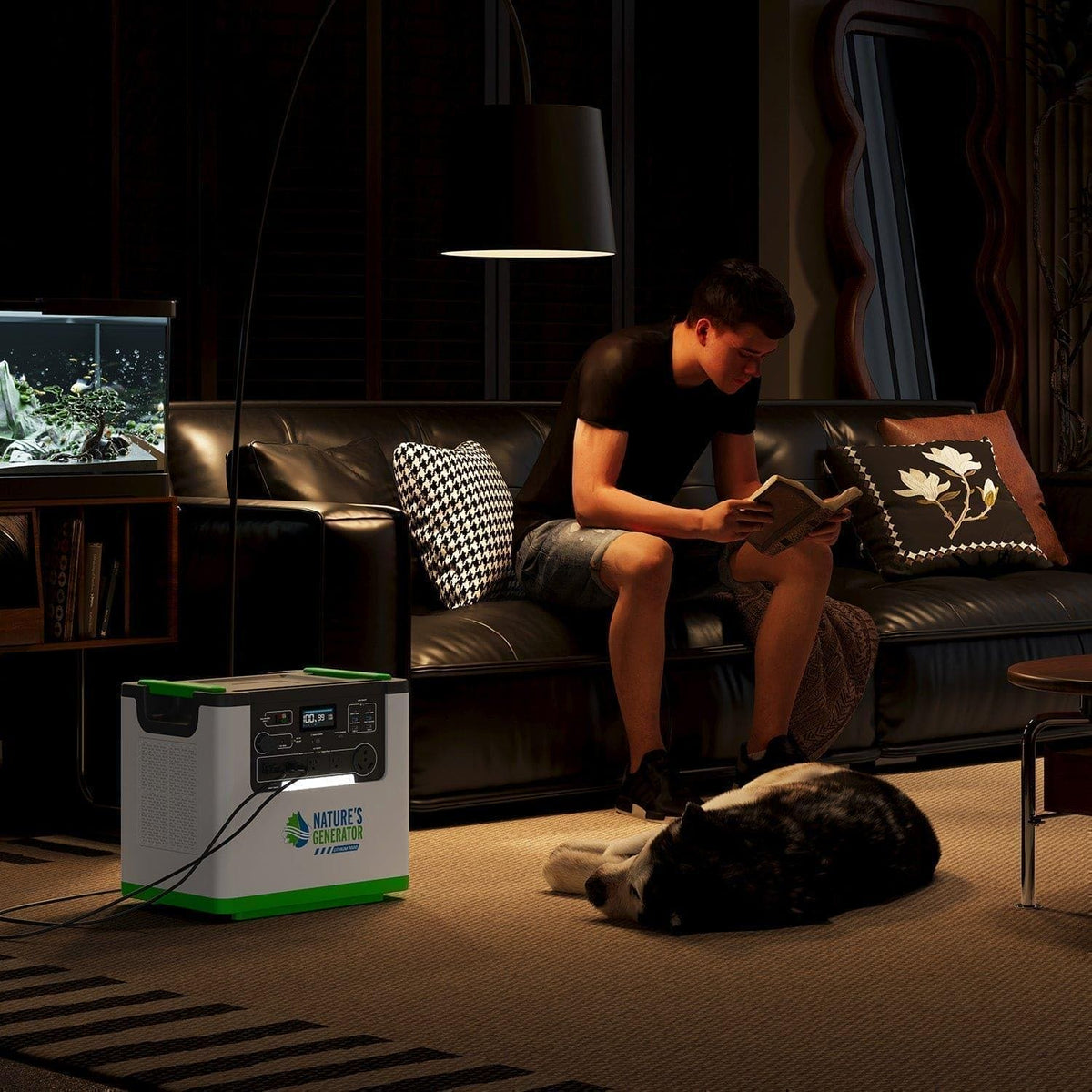 Nature's Generator L3600 Expandable Power Station – 3,072Wh LiFePO₄