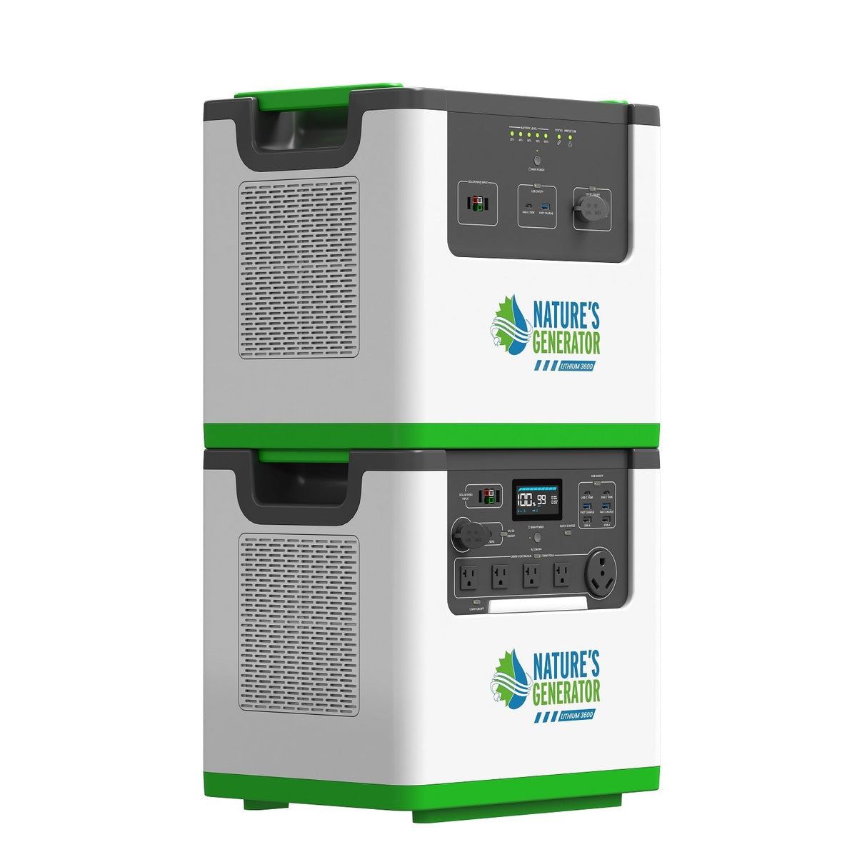Nature's Generator L3600 Expandable Power Station – 3,072Wh LiFePO₄