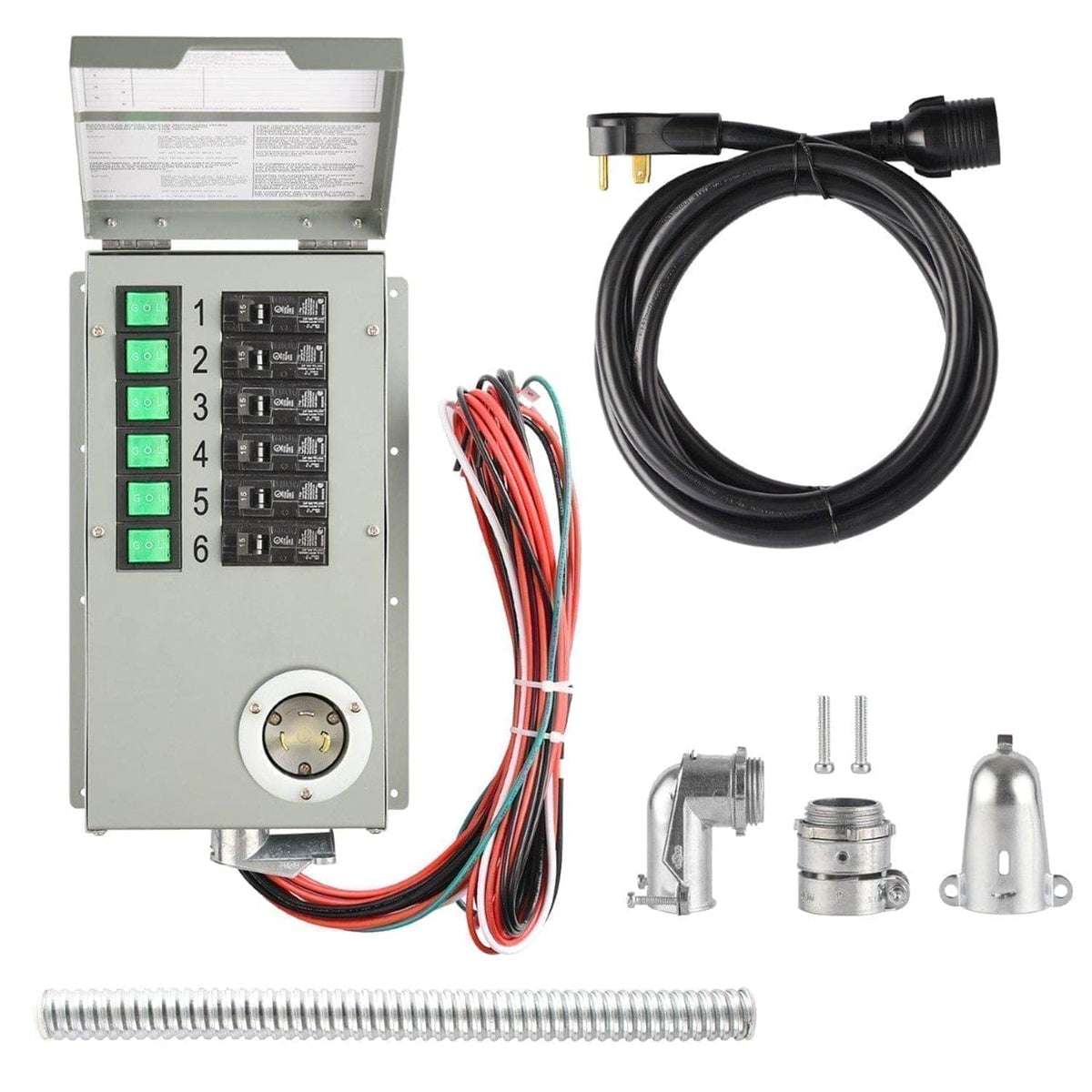Nature's Generator L3600 Home Backup System with 6-Circuit Transfer Switch