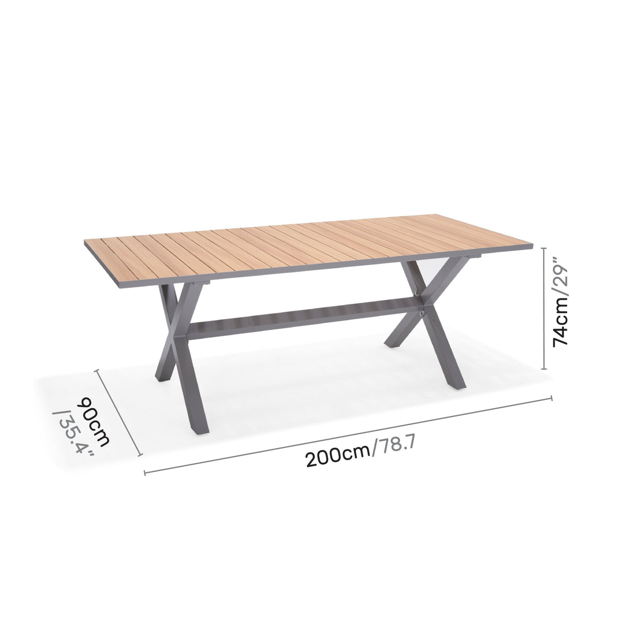 Panama Light Rectangular Table - Home Outpost Supply