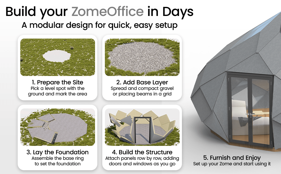 Patio Elegance Zomes Office - Home Outpost Supply