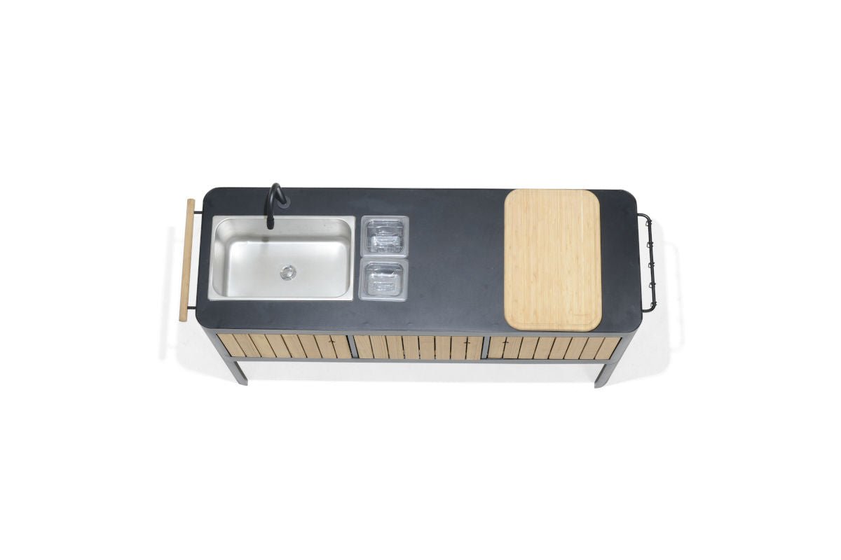 Portals Dark Outdoor Kitchen - Home Outpost Supply