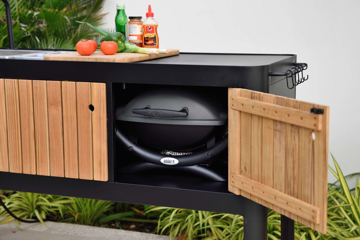 Portals Dark Outdoor Kitchen - Home Outpost Supply