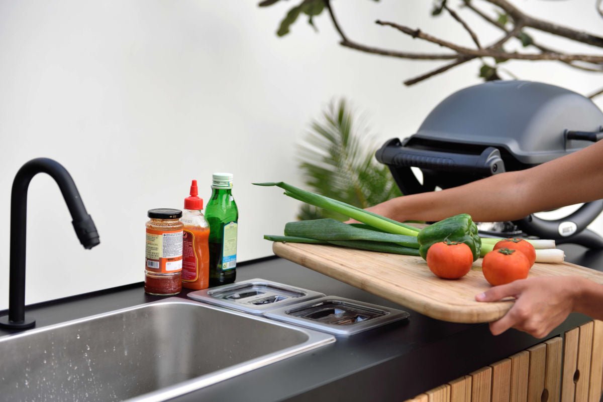 Portals Dark Outdoor Kitchen - Home Outpost Supply