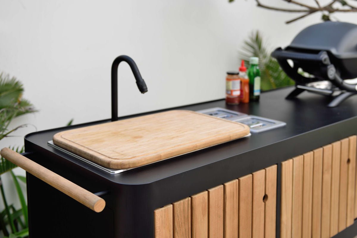Portals Dark Outdoor Kitchen - Home Outpost Supply