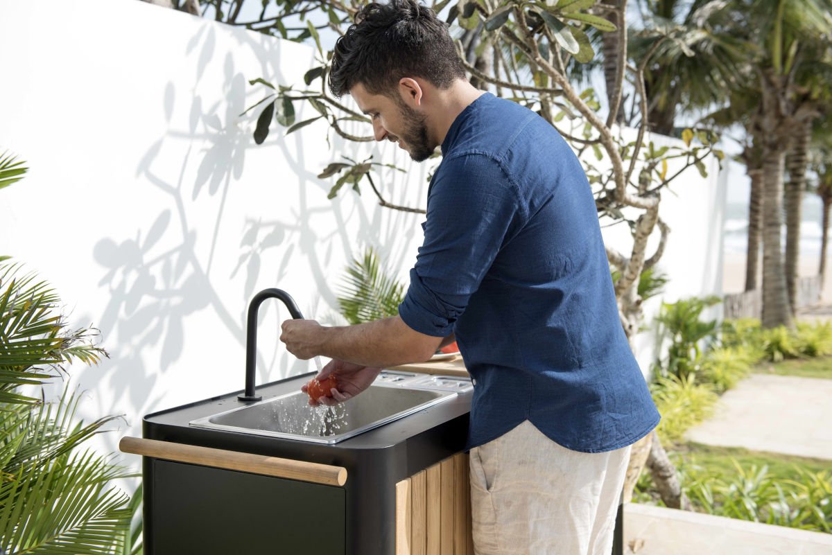 Portals Dark Outdoor Kitchen - Home Outpost Supply