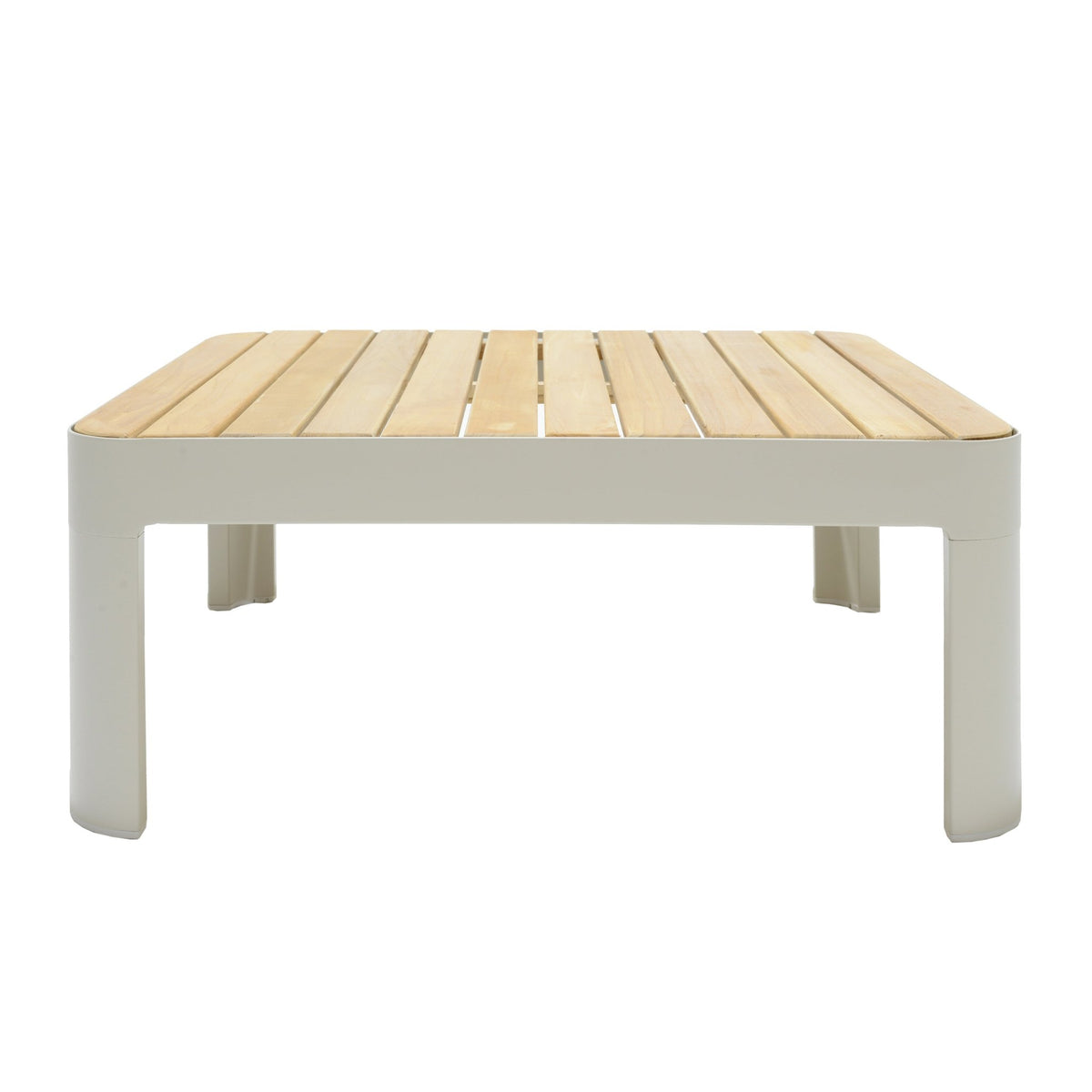 Portals Teak and Aluminum Modular Sofa 3pc Set - Home Outpost Supply