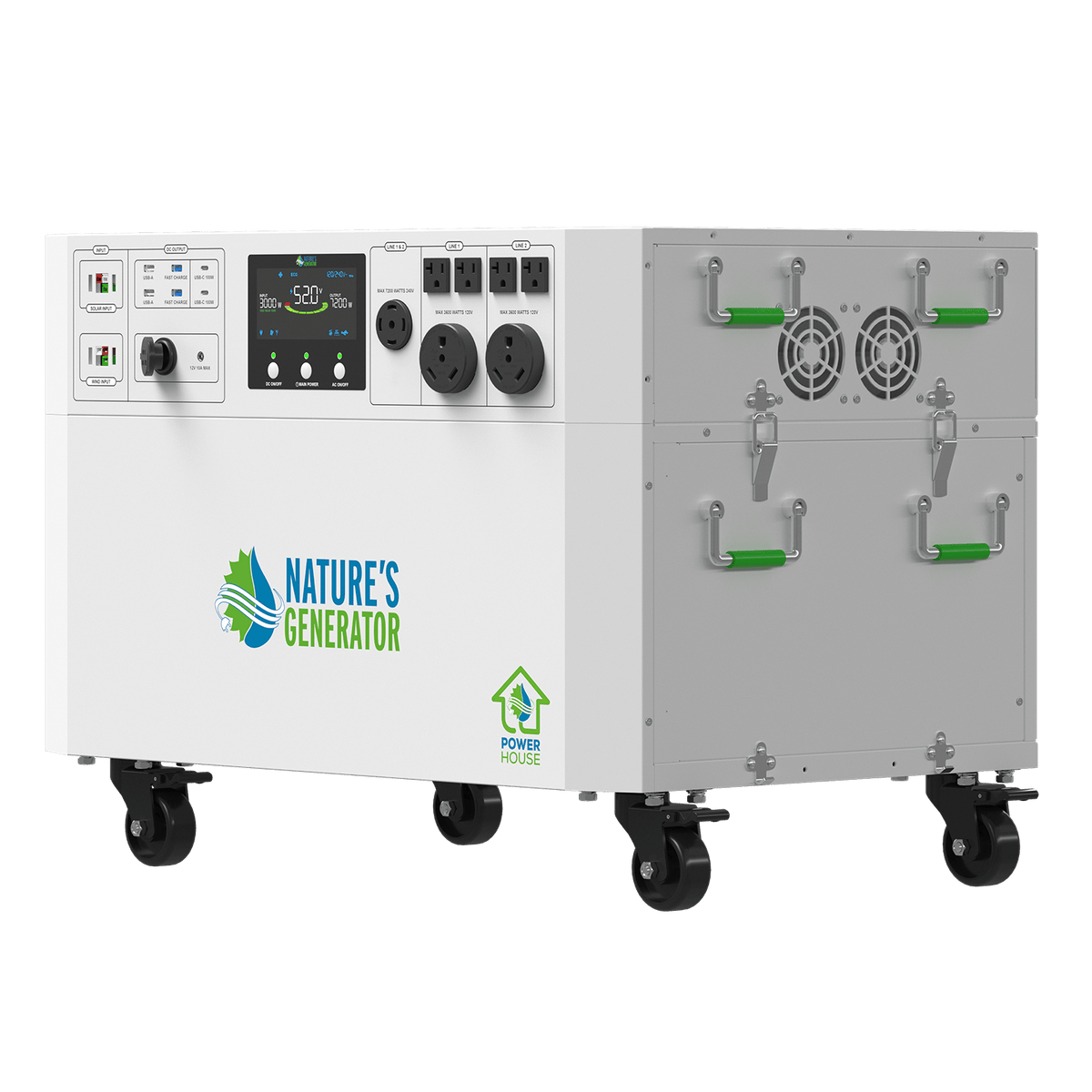 Powerhouse V2 Solar Generator and Transfer Switch - Home Outpost Supply