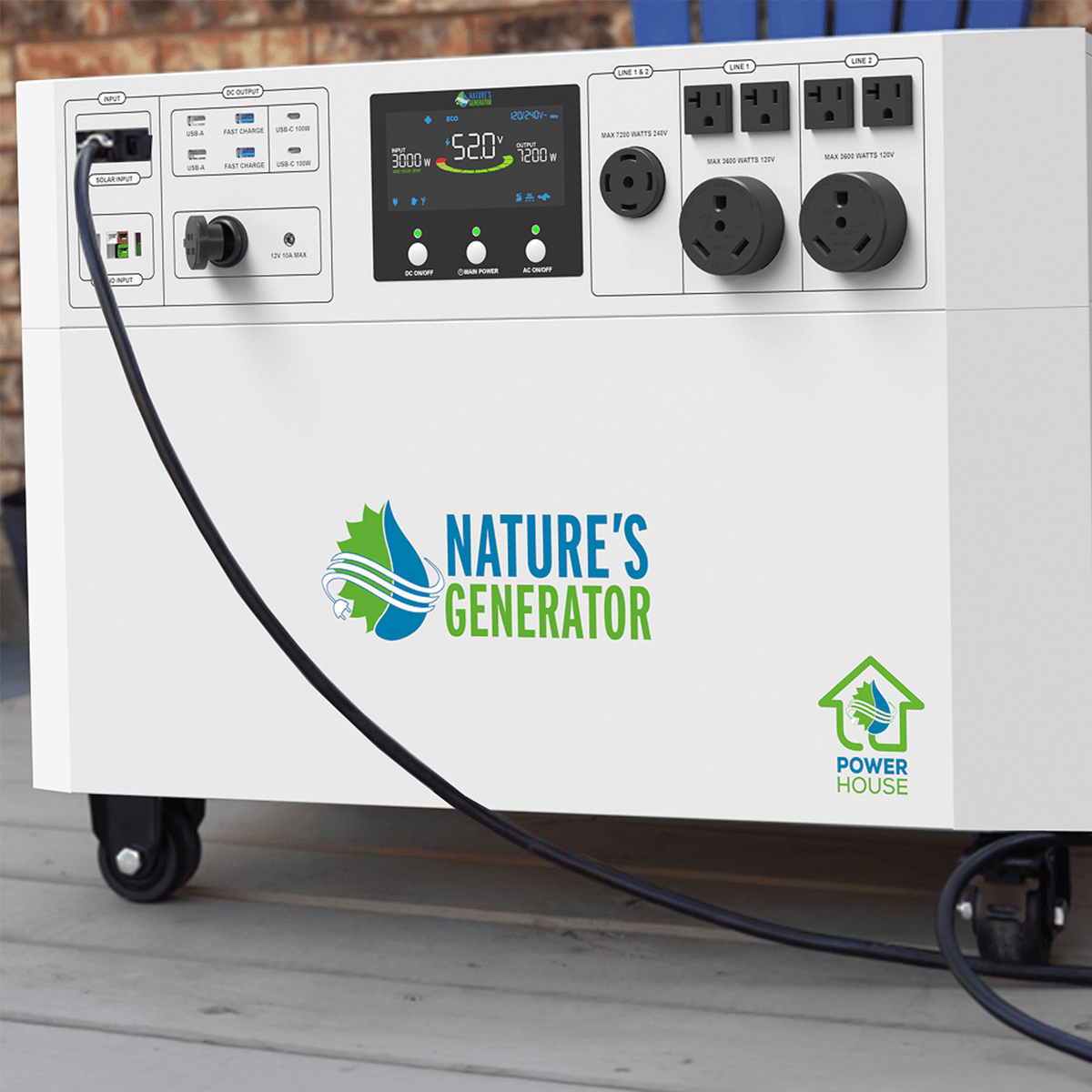Powerhouse V2 Solar Generator and Transfer Switch - Home Outpost Supply