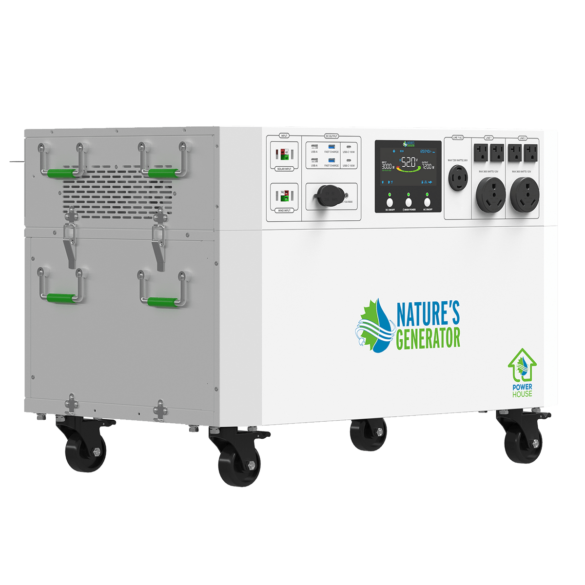 Powerhouse V2 Solar Generator and Transfer Switch - Home Outpost Supply