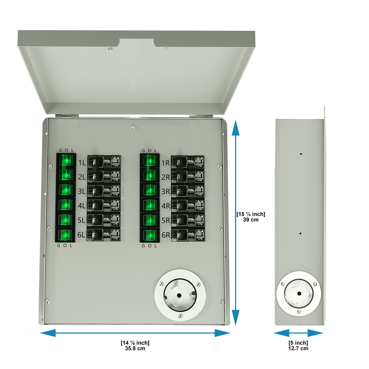 Powerhouse V2 Solar Generator and Transfer Switch - Home Outpost Supply