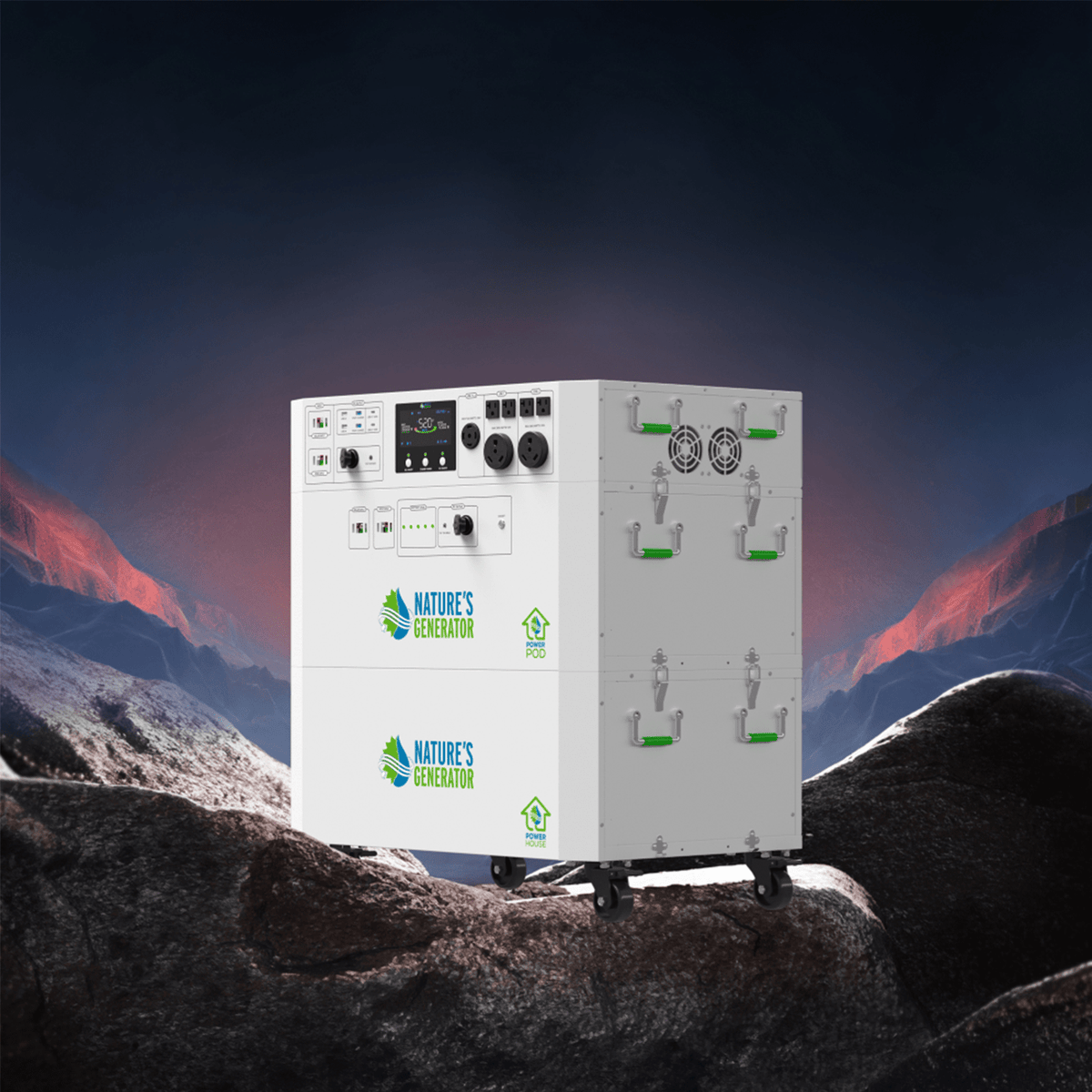 Powerhouse V2 Solar Generator and Transfer Switch - Home Outpost Supply