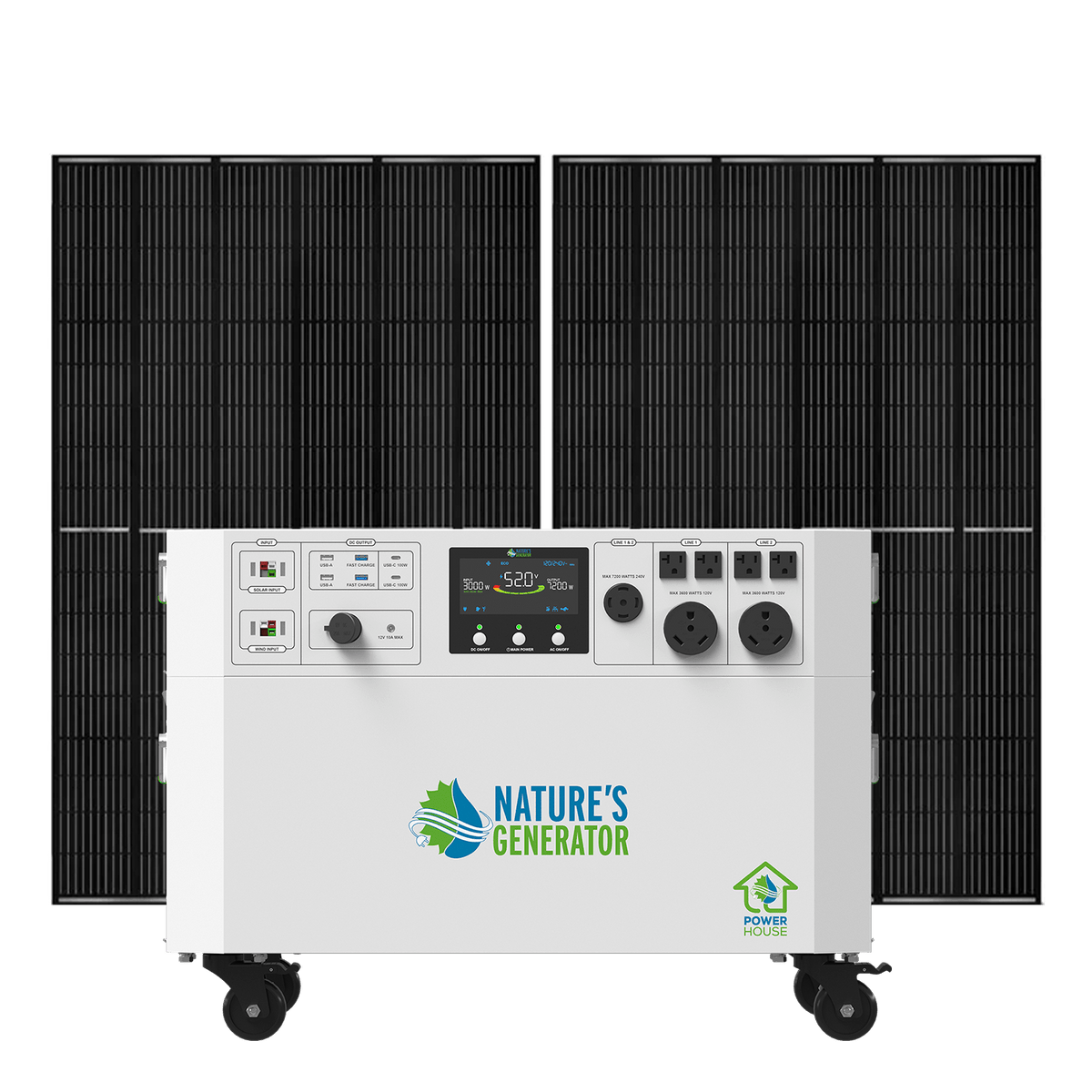 Powerhouse V2 Whole Home Solar Generator - Home Outpost Supply