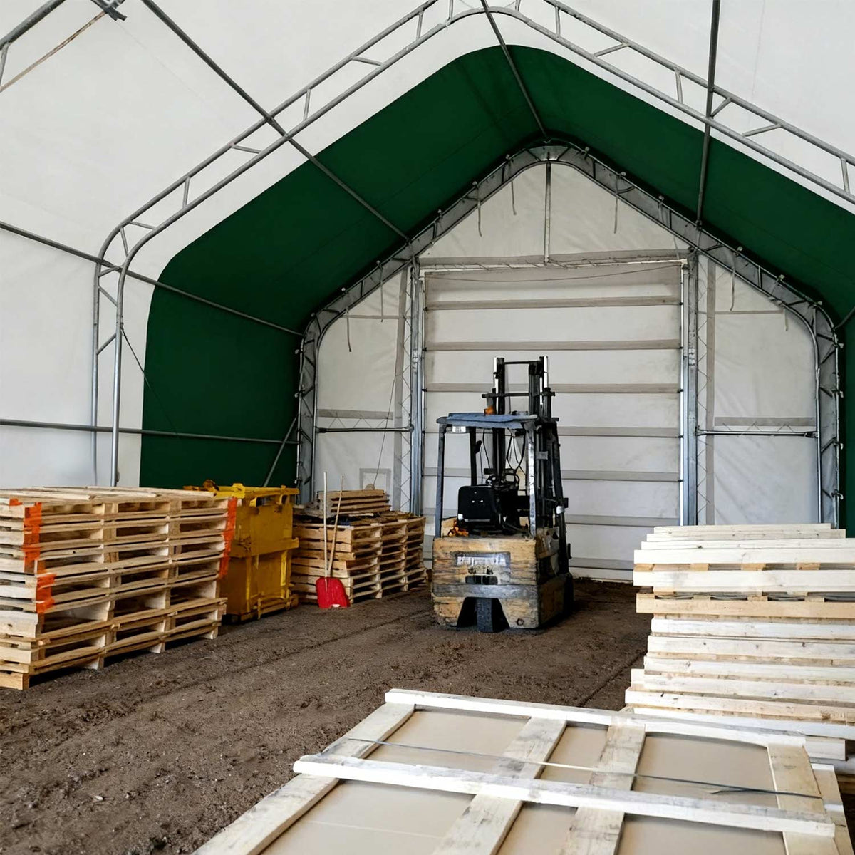 Gold Mountain 40' x 64' Double Truss Storage Shelter – 48 PSF Snow Rated
