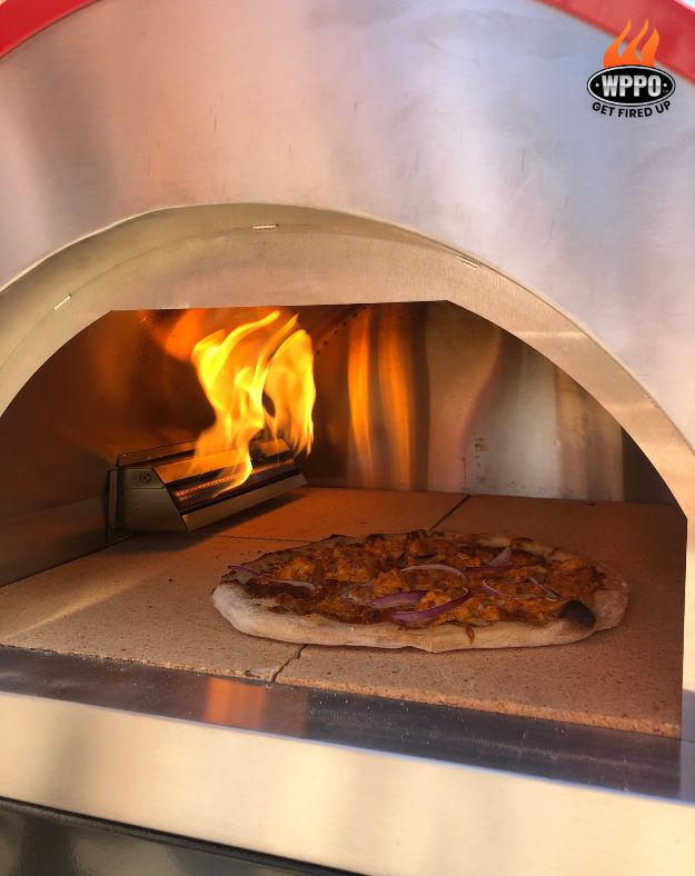 Traditional 25" Dual Fueled Pizza Oven With Gas Attachment- Wood and Gas Powered - Home Outpost Supply