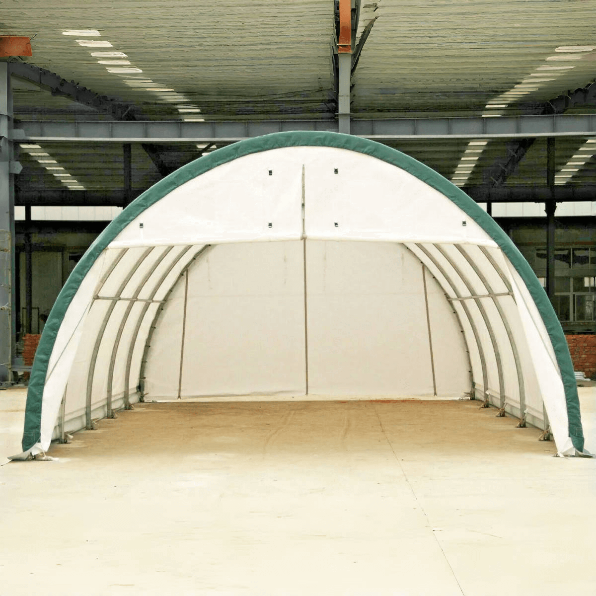 W20'xL30'xH12' Single Truss Arch Storage Shelter - Home Outpost Supply