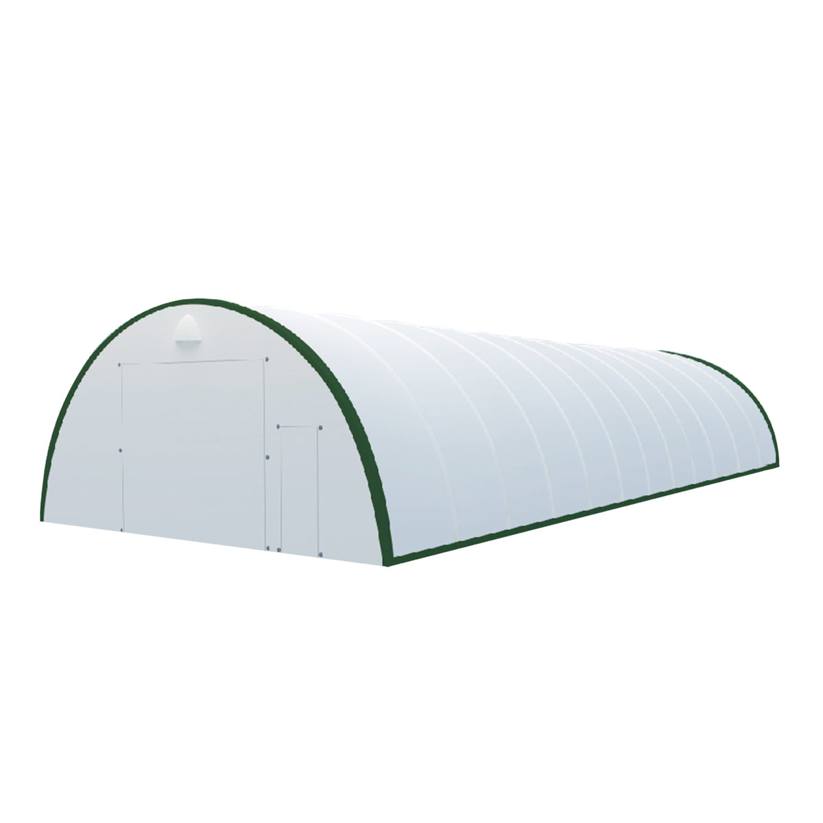 W40'xL80'xH20' Single Truss Arch Storage Shelter - Home Outpost Supply