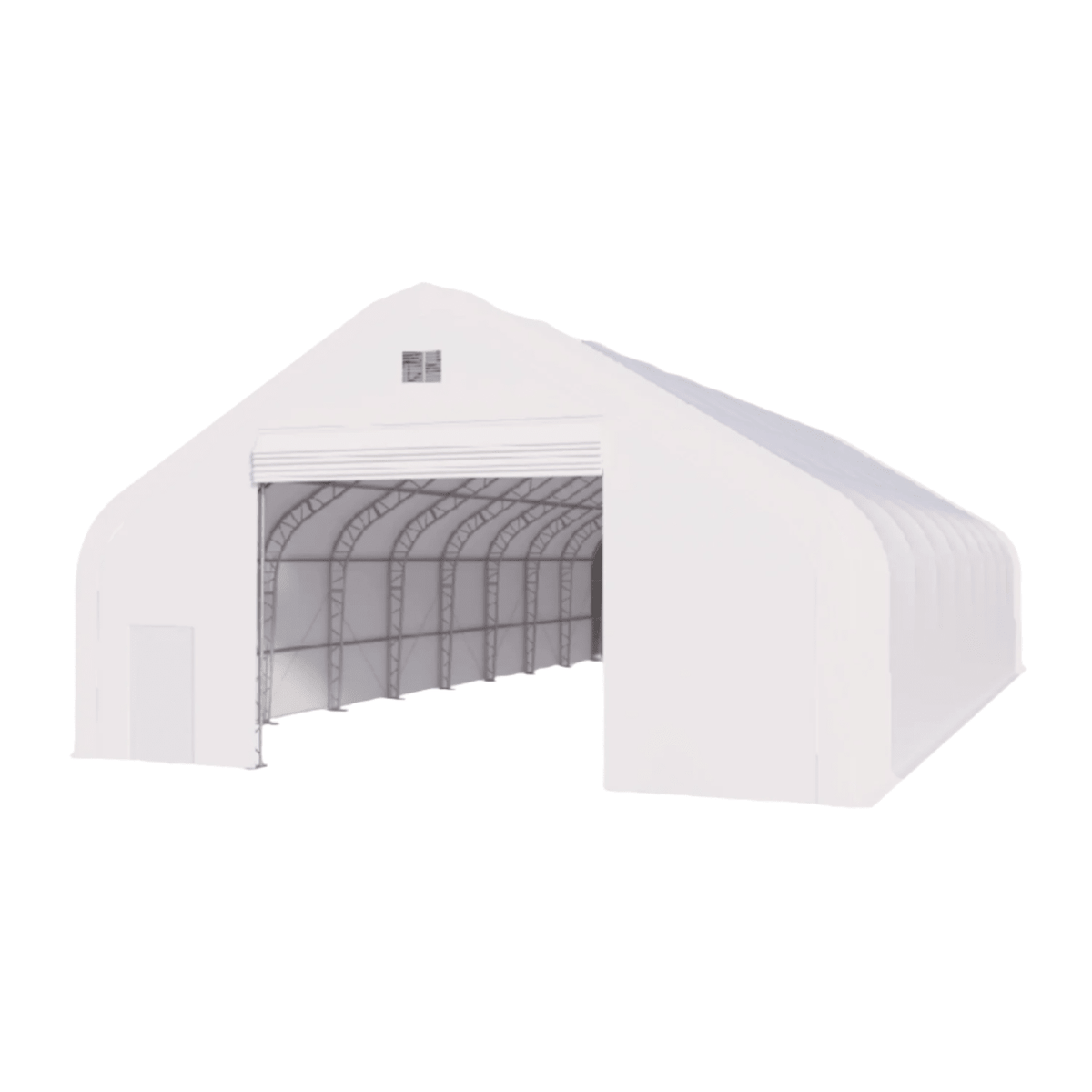 W50'xL100'xH23' Double Truss Storage Shelter - Home Outpost Supply