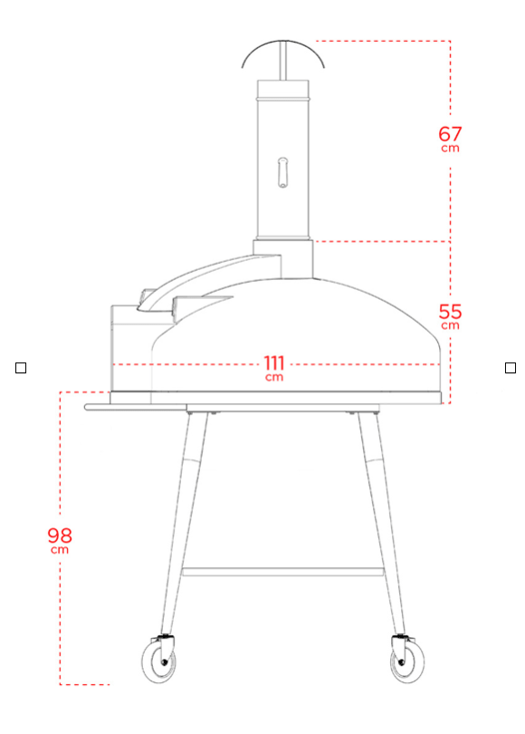 Wood Fired, Stone Oven for Bread not Pizza! Red Rock 100 - Home Outpost Supply