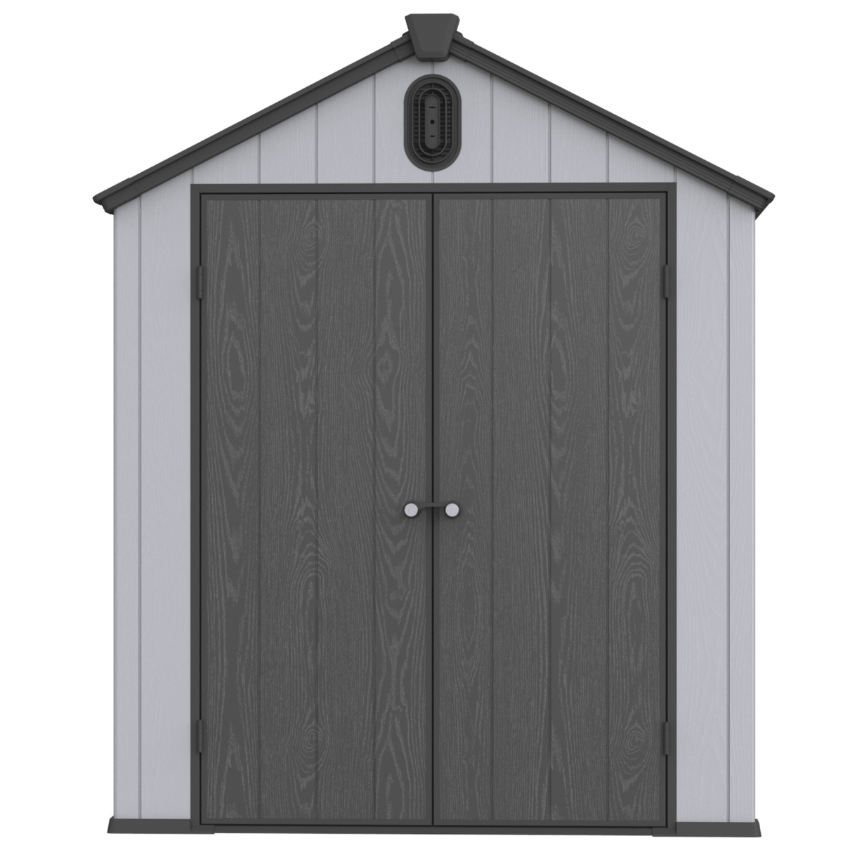 XWT012 6*8ft plastic storage shed for backyard garden big spire Tool storage - Home Outpost Supply