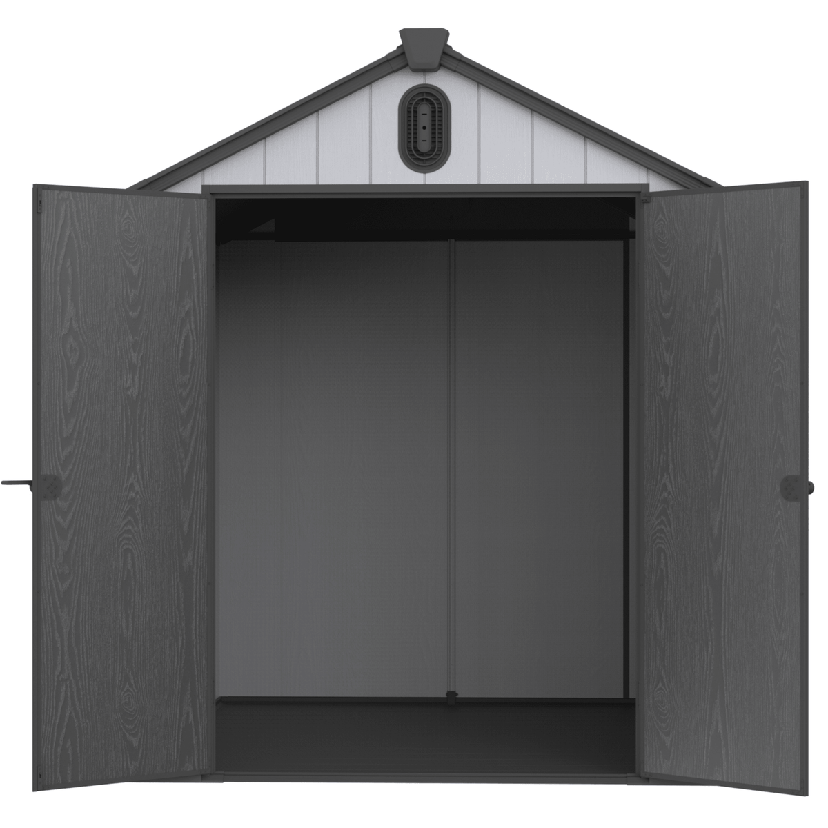 XWT012 6*8ft plastic storage shed for backyard garden big spire Tool storage - Home Outpost Supply