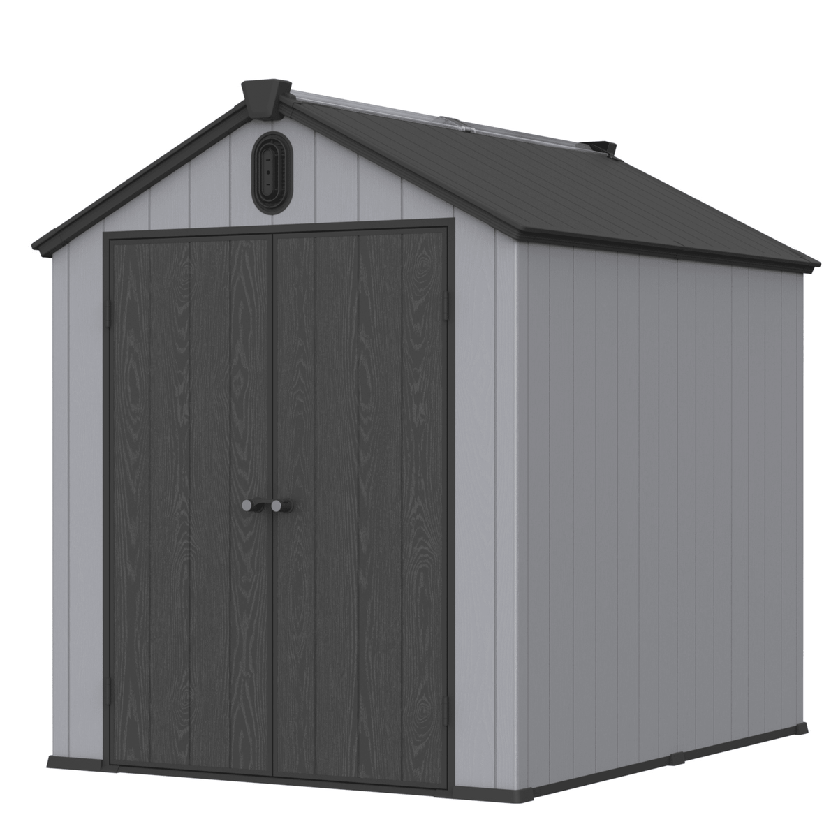 XWT012 6*8ft plastic storage shed for backyard garden big spire Tool storage - Home Outpost Supply