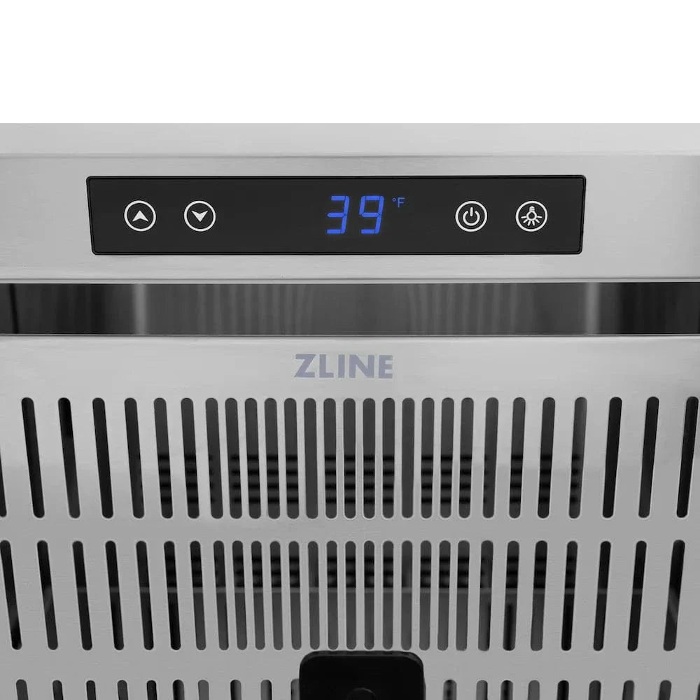 ZLINE 24" Touchstone 168 Can Outdoor-Rated Dual Refrigerator Drawer, Stainless Steel, RDSO-ST-24 - Home Outpost Supply